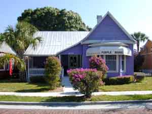 "The Purple House" typical old Punta Gorda home now a gift shop